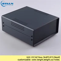 DIY проект электронный железный ящик распределительная коробка для проводов 170*150*70 мм пользовательский Железный корпус монтажная плата корпус коробка - Цвет: BDA40004(W170)-A2