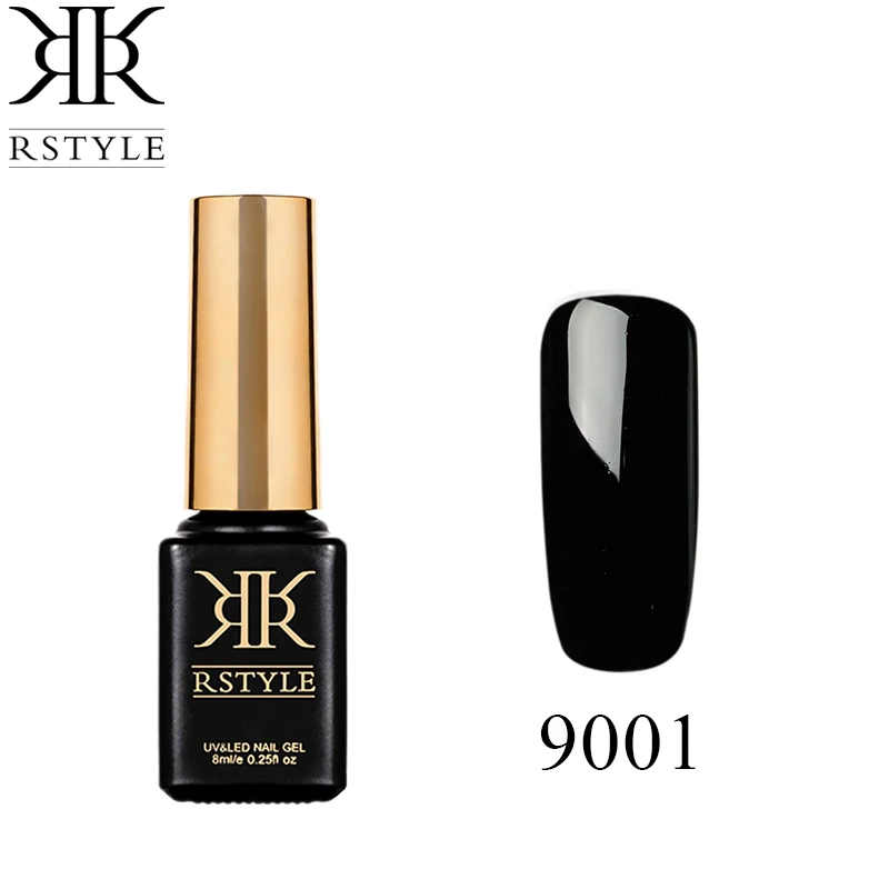 Женский черный светильник цвет 8 мл Модель 22 однотонный в наличии|uv gel nail|gel nailgel nail