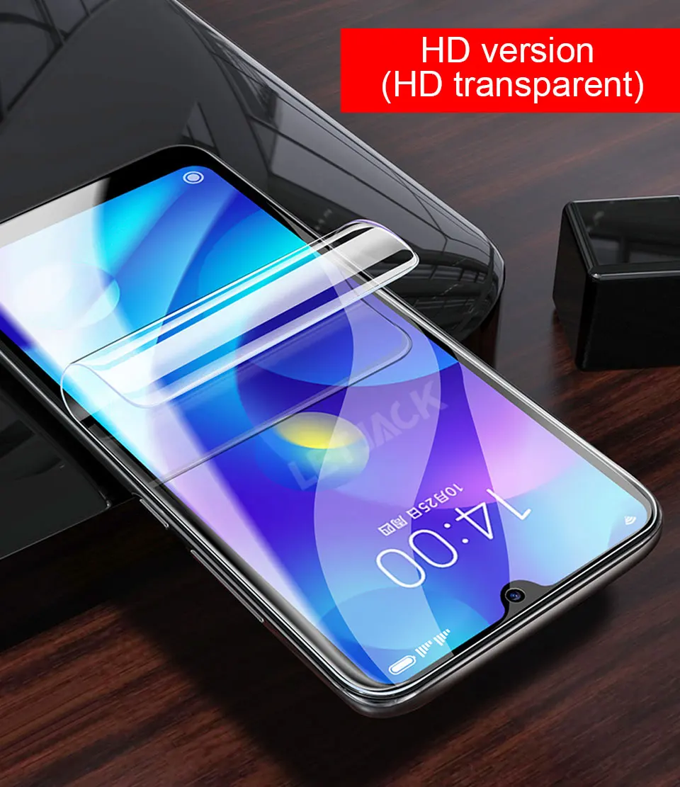 3D полное покрытие мягкая Гидрогелевая пленка для Xiaomi 9 8 SE Lite Redmi Note 7 6 Pro Черная Акула Helo2 Защитная пленка для экрана