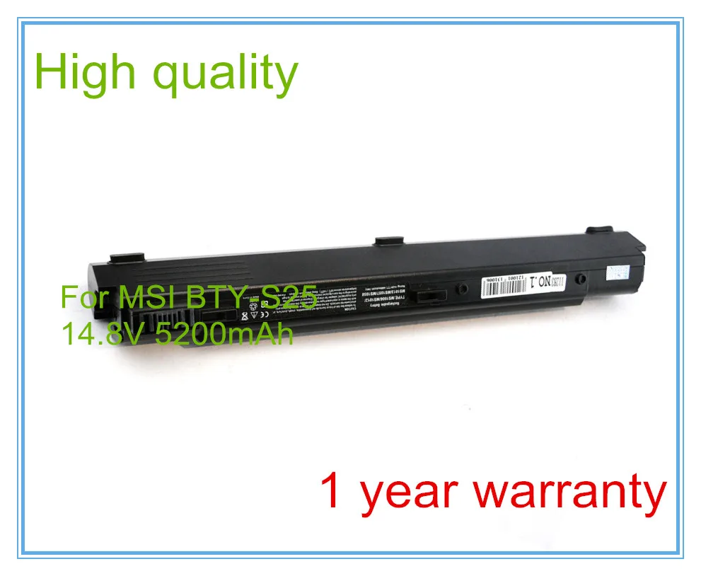 

8 cells laptop battery BTY-S25 BTY-S27 MS1006 MS1003 002 MS1012 MS1057B MS1058 MS1013 TCL T20 TCL T21 K20 K21,FOR HEDY AW100D