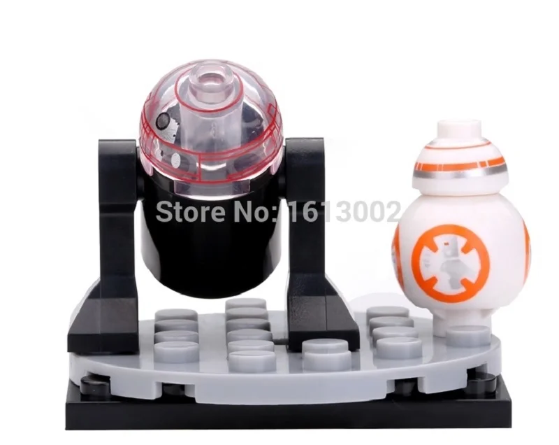 Dargo 867A No Box Wars Робот мини BB8 BB-8 с черный красный серый синий Цвет R2D2 с подносом R3-D5 строительные блоки Детский подарок игрушки D1000 - Цвет: Dargo 867A No Box