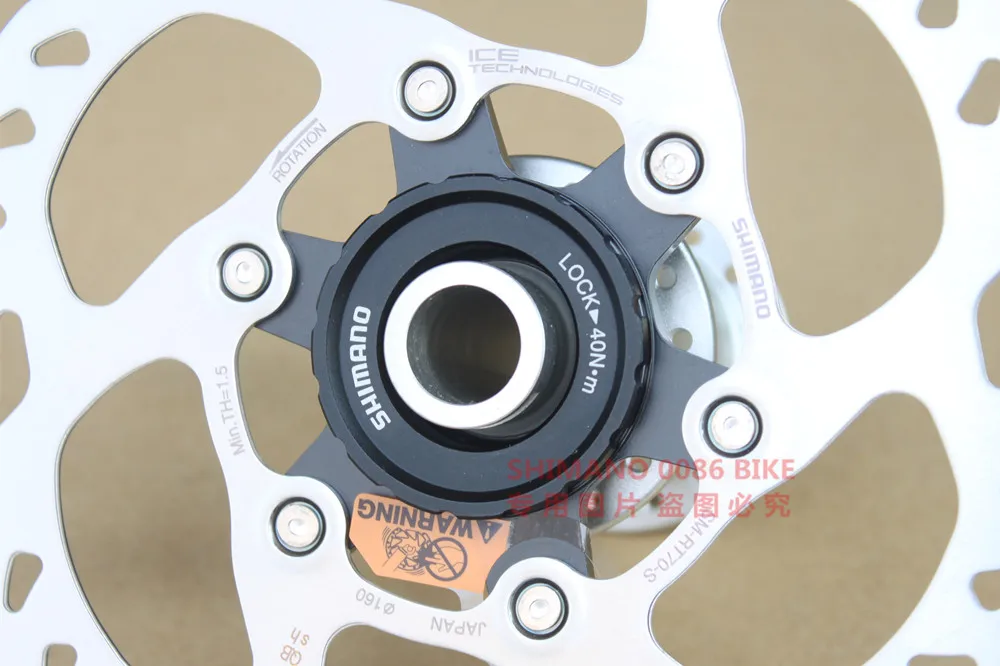 Shimano через ось ступицы колеса XT M8010 Центральный замок диск ротор E-THRU BOOST внешне зубчатый Тип стопорное кольцо
