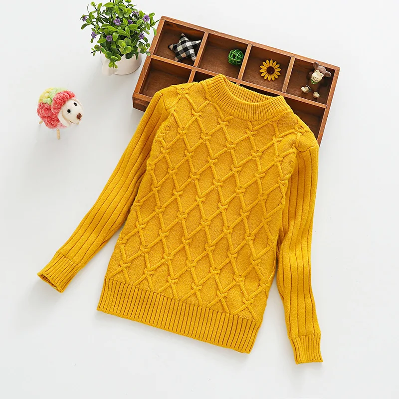 Новинка 2019 года вязаный свитер для маленьких мальчиков и девочек хлопковые