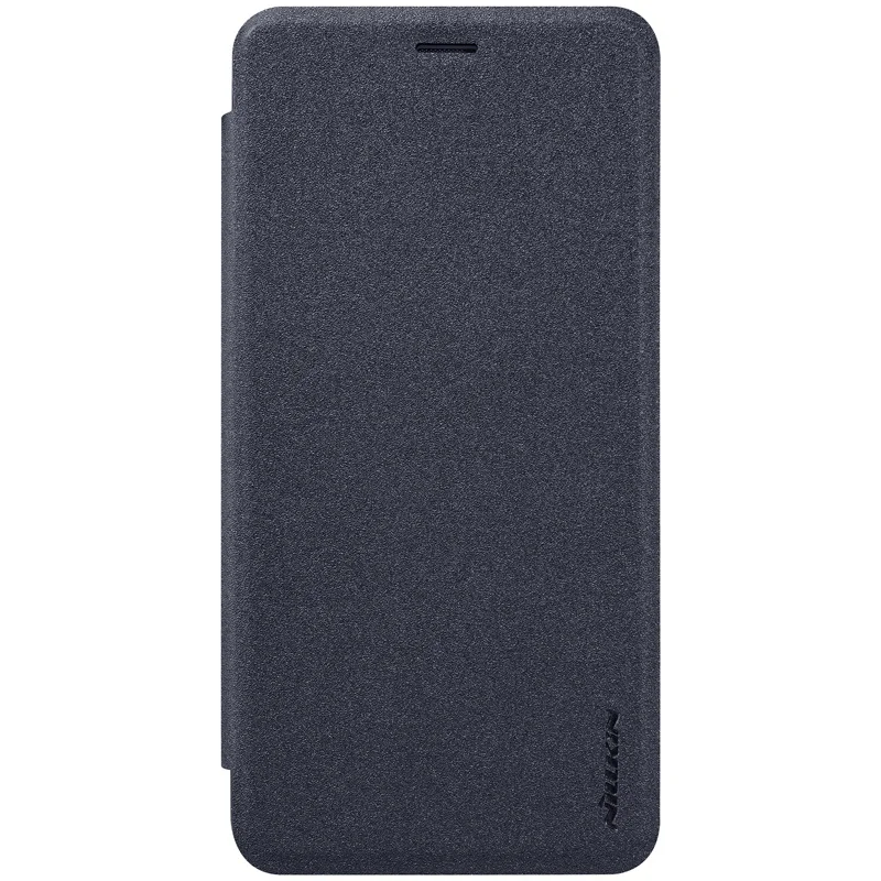 Черный Чехол для Meizu Pro 6 Plus, блестящий кожаный чехол NILLKIN с откидной крышкой, чехол для Meizu Pro 6 Plus, роскошный брендовый кожаный чехол - Цвет: Черный