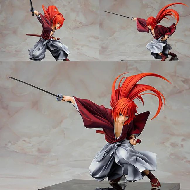 Аниме руруни Kenshin Meiji фехтовальщик романтическая история Himura фигурки модель