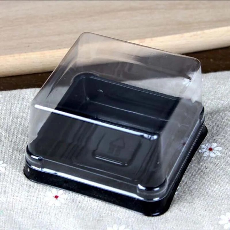 Mini 5.8cm W x 4cm H 30 комплектов, прозрачная пластиковая упаковочная коробка для капкейков, Купольные контейнеры для торта, коробки для свадебной вечеринки - Цвет: Mini 5.8cm W x 4cm H