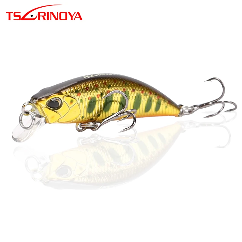 TSURINOYA Minnow DW63 50 мм/5 г тонущие жесткие рыболовные приманки снасти литые Isca
