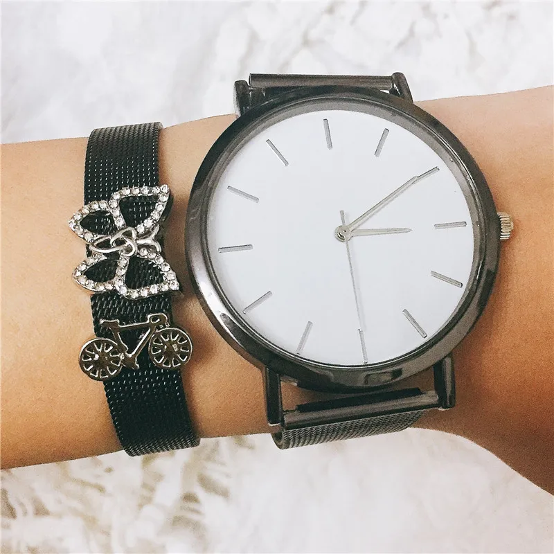 Vinnie дизайн ювелирные изделия из нержавеющей стали черный сетчатый Браслет с