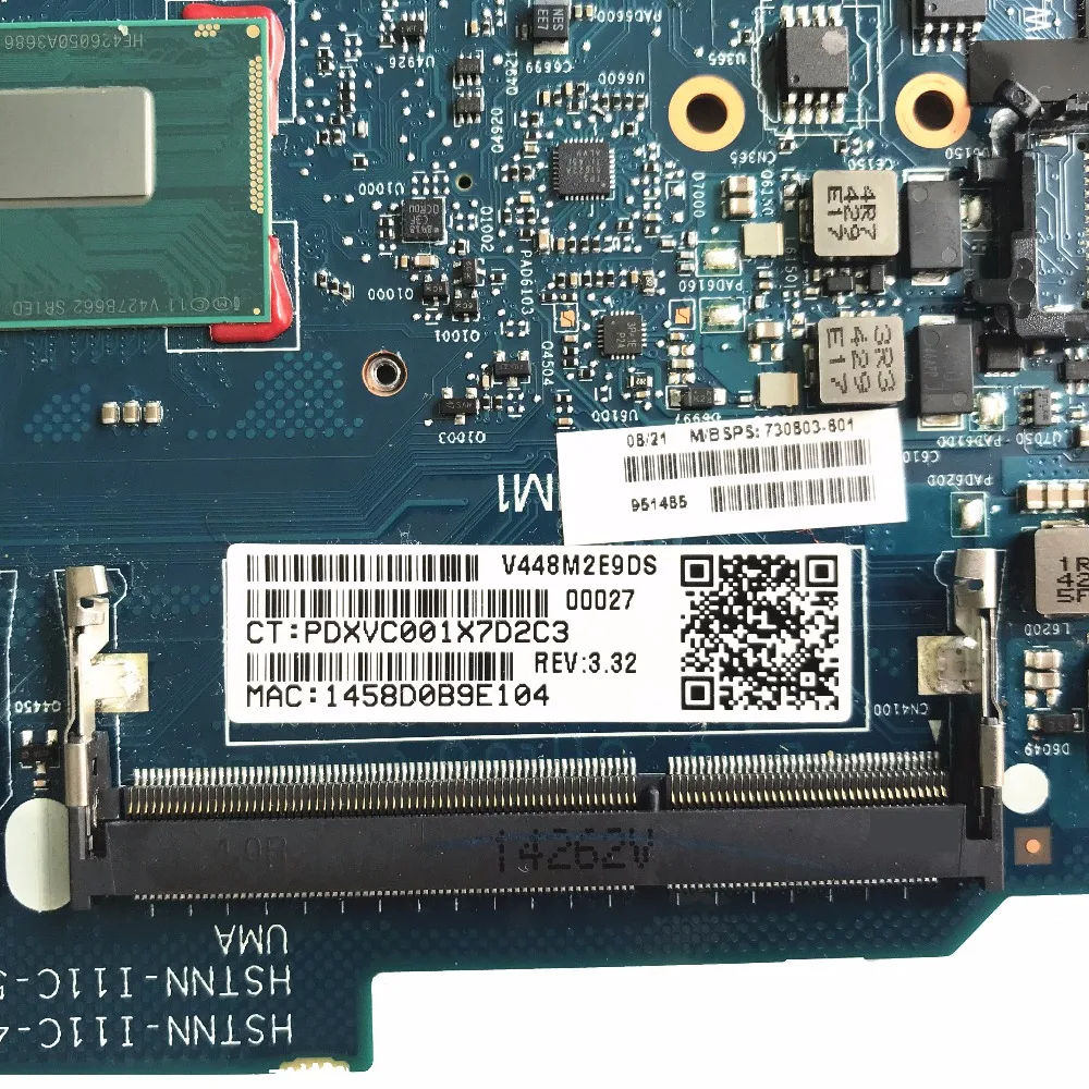 730803-001 аккумулятор большой емкости для hp 840 G1 материнская плата портативного компьютера с SR1ED i5-4300U Процессор 730803-601 730803-501 6050A2560201-MB протестированы