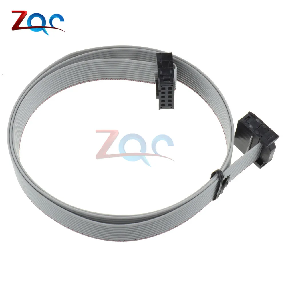 70 см 10 Pin USB ASP ISP JTAG AVR провод P IDC плоский ленточный кабель для передачи данных 2 54 мм