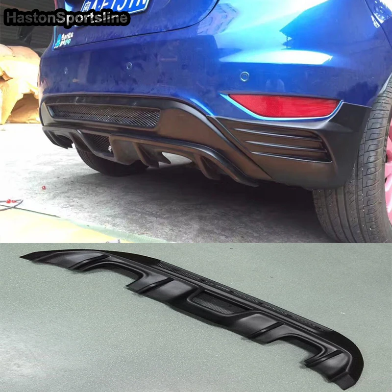 Для Ford Fiesta MK7 ABS задний багажник диффузор Бокий комплект 2008 2009 2010 2011 2012 2013