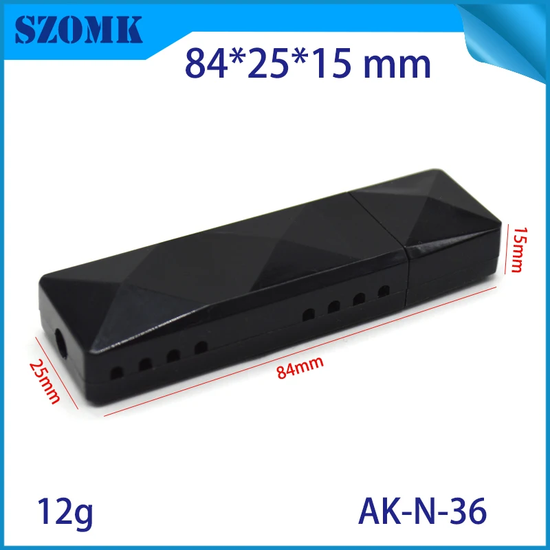 Пластиковый Электрический usb Корпус сделай сам 10 шт. 84*25*15 мм|enclosure project|enclosure