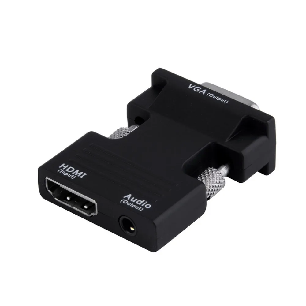 HDMI Женский к VGA штепсельный преобразователь, адаптер Поддержка 1080 P сигнала выход Новое поступление Горячая Акция Прямая