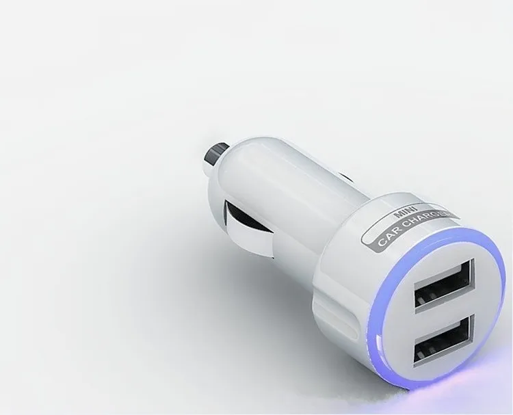 100 шт. автомобильное зарядное устройство с двумя USB портами|dual usb|dual charger usbcharger usb |