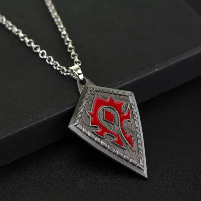 silver Горячая Распродажа BLZ игра World Of брелок для ключей Warcraft Выгравированный WOW металлический брелок с логотипом для мужчин Прямая поставка - Цвет: silver