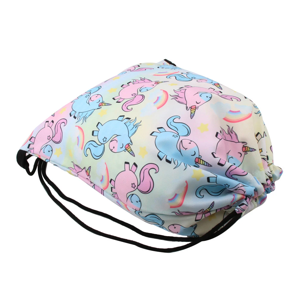 Deanfun сумка набор рюкзак для девочек Радуга Единорог Водонепроницаемые рюкзаки