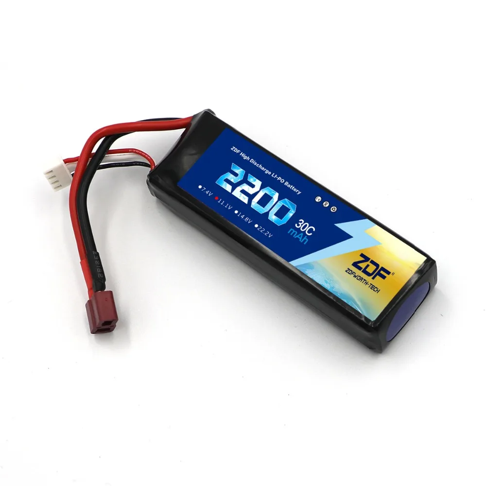 Аккумулятор ZDF RC Lipo 3S 11 1 В 2200 мАч 30C для самолета вертолета дрона|Детали и