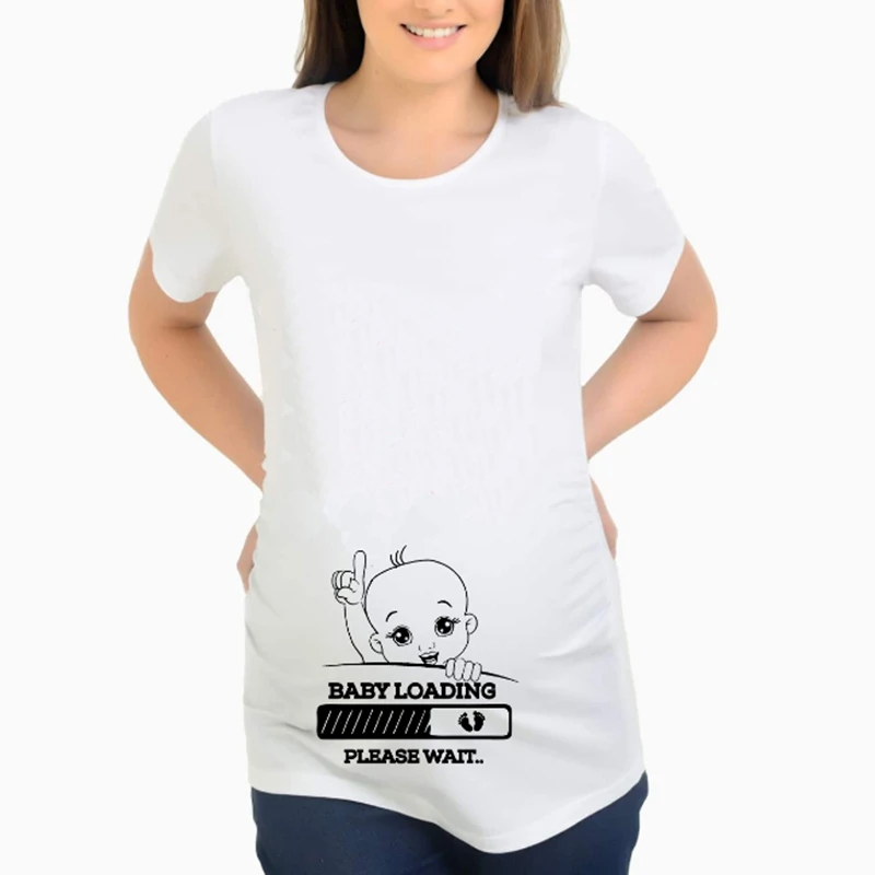 Style 4 Chivry Футболка для беременных женские летние повседневные футболки с короткими рукавами и рисунком для малышей футболки для беременных - Цвет: Style 4