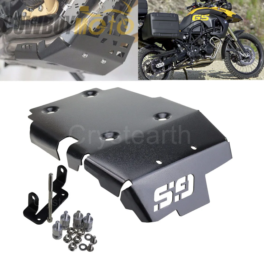 Motorcycle Black Skid Bash Plate Engine Guard Lower Cover Frame Mudguard Base For BMW F650GS F700GS F800GS | Автомобили и