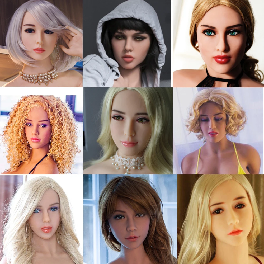 Новинка 2019 Реалистичная голова секс куклы японские силиконовые сексуальные