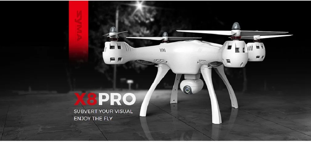 SYMA X8PRO gps Дрон WI-FI с видом от первого лица 720P HD Камера Регулируемый Камера Дрон Квадрокоптер с 6 осями и функциями удержания высоты x8 pro RC Quadcopter RTF