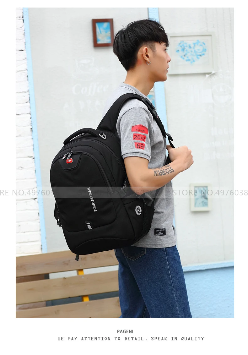 Mochila, usb, мужская дорожная сумка, мужской швейцарский рюкзак, wo, мужской водонепроницаемый рюкзак с защитой от кражи, 15,6, 17 дюймов, рюкзаки для ноутбука, для путешествий