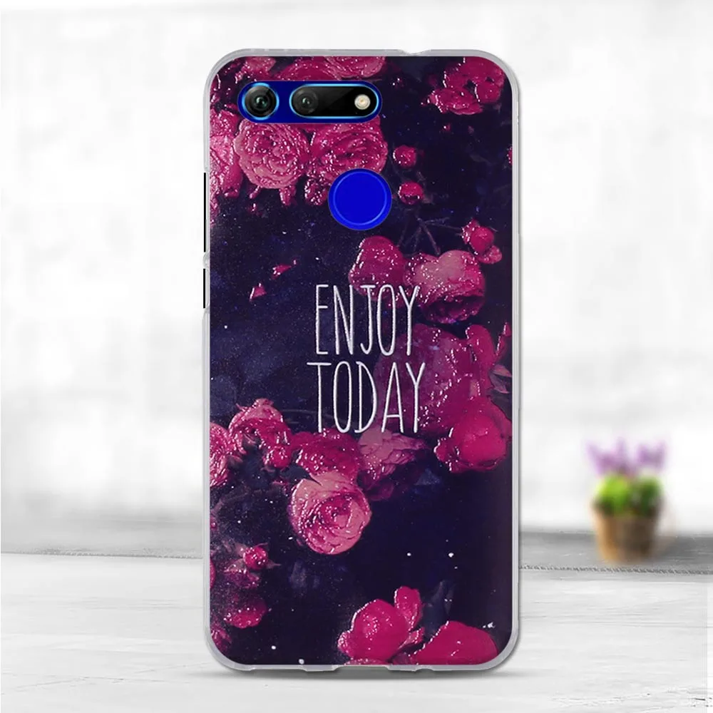 11 Чехол для Honor V20, чехол для huawei Honor View 20, мягкий силиконовый чехол, TPU, задняя крышка для huawei Honor V20, защитный чехол для телефона, Funda - Цвет: 11
