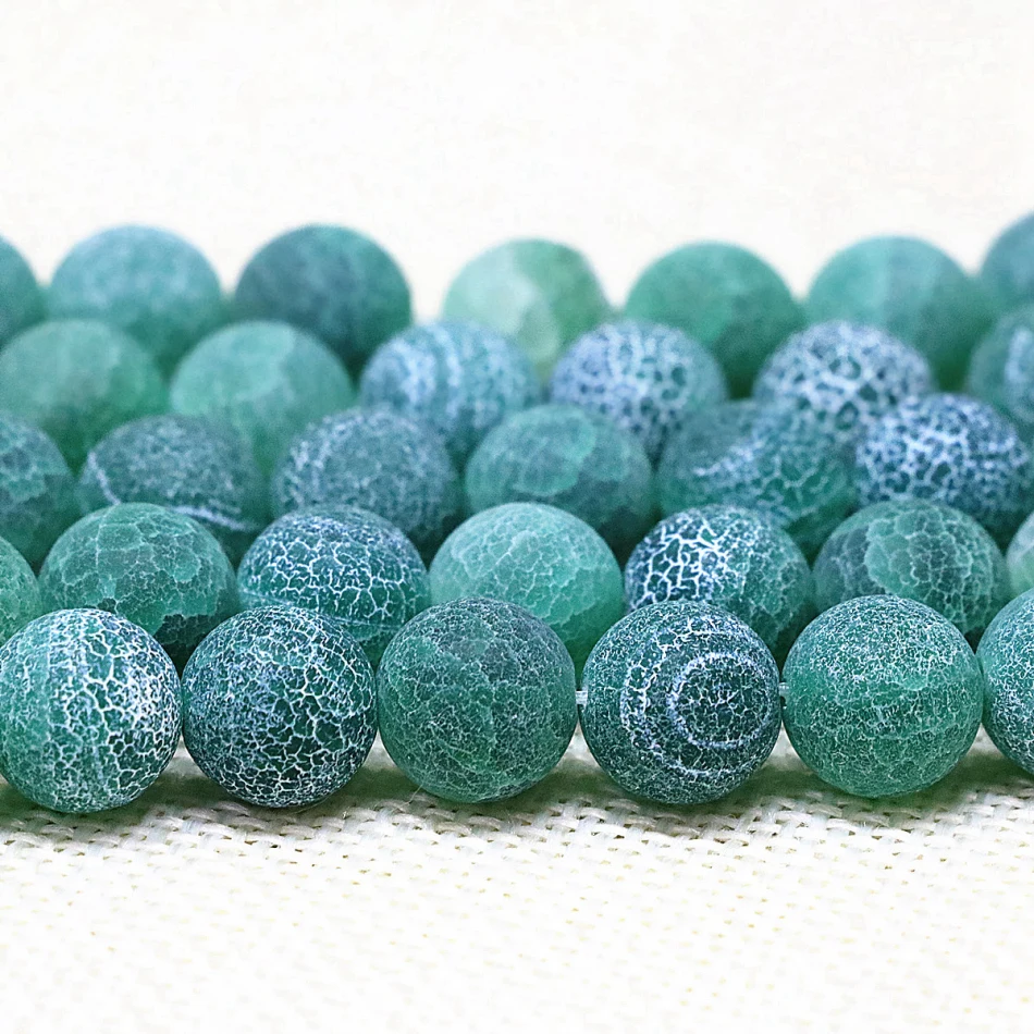 Матовый зеленый выветривающийся натуральный каменный Агат Круглый Сердолик