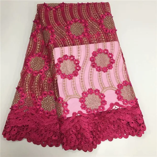 

Amazing wedding/party French tulle net lace fabric with beads for sewing dress KN70(5yards/lot)