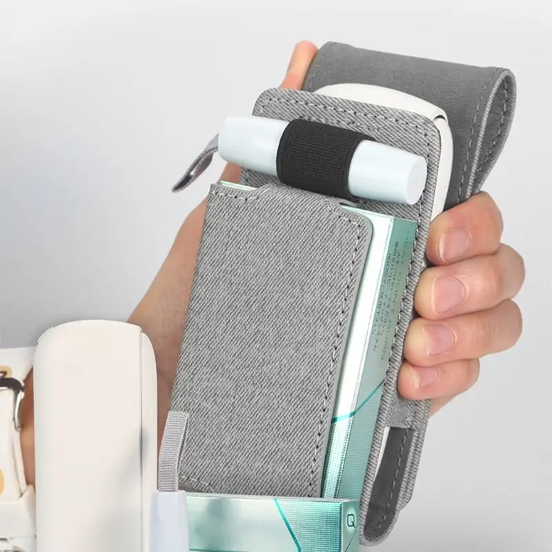 Холщовый чехол для IQOS Eletronic сигарет кожаная Портативная сумка защитные