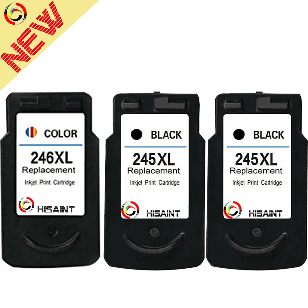 Hisaint 3PK совместимый для Canon 245 246 PG245 CL246 чернильный картридж MG2450 MG2520 MG2550MG2920 струйный