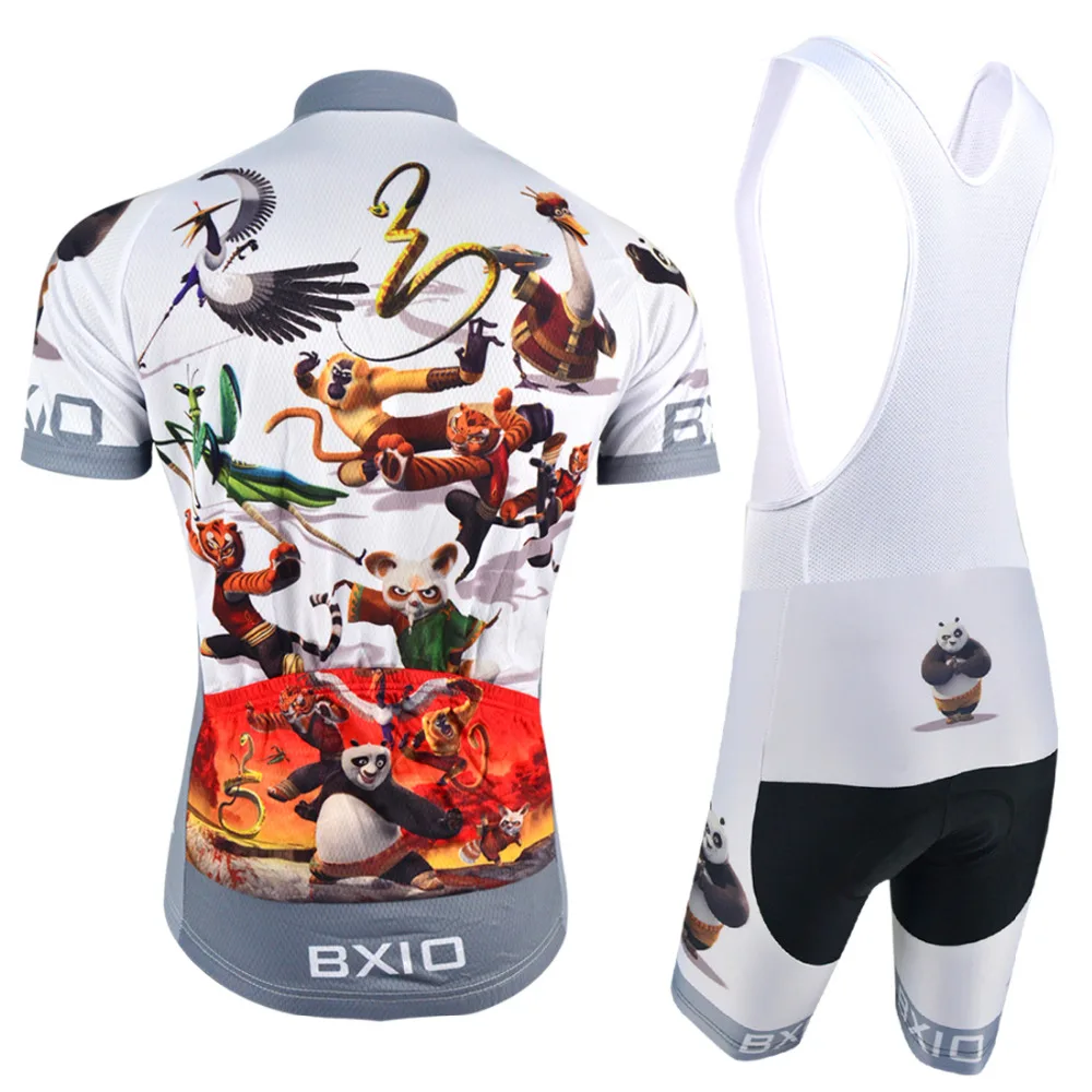 Забавные велосипедные майки BXIO 2020 Ropa De Ciclismo Fat Bear Raiders Mans Pro комплекты одежды для