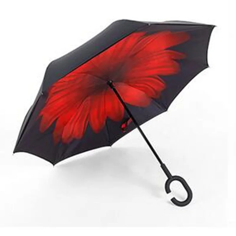 Защита от дождя с-образным крючком для автомобиля двухслойный ветрозащитный