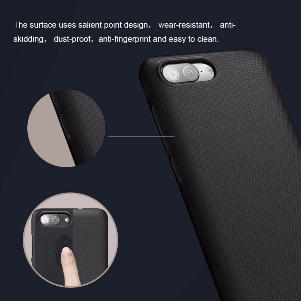 Asus Zenfone 4 Max плюс Чехол Nillkin Матовый жесткого пластика задняя крышка матовый чехол для ASUS ZC550TL с экраном протектор