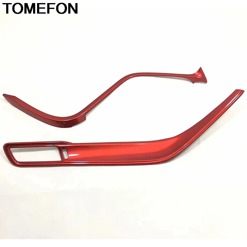 TOMEFON для Toyota Camry XV70 2017 2018 2019 LHD центральной консоли полосы Обложка отделка Литье