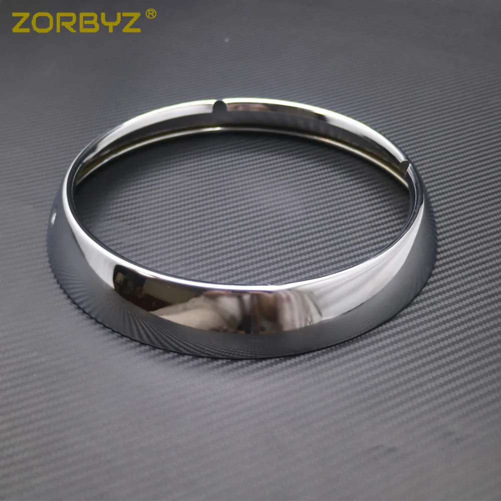 ZORBYZ 7 &quotХромированный налобный фонарь накладка кольцо Защитная крышка для Harley
