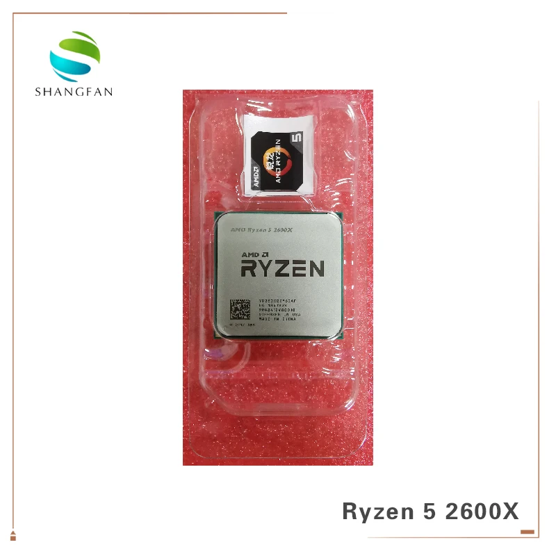 Процессор AMD Ryzen 5 2600X R5 2600X3,6 GHz шестиядерный процессор с двенадцатью потоками 95W процессор YD260XBCM6IAF Socket AM4