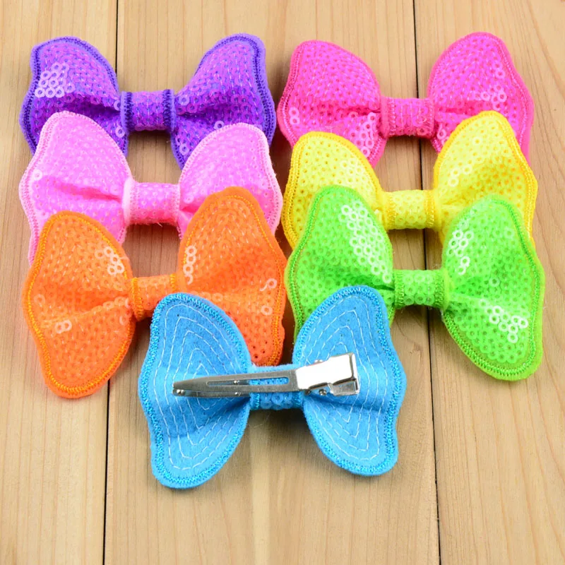 Детский бант бабочка с блестками 128 шт./лот 6 см|butterfly clogs|butterflies necklacebutterfly ceramic |