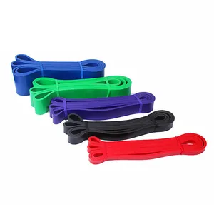 Резинка из натурального латекса, растягивающаяся лента для силового лифтинга и гимнастики