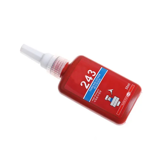 Thread locking agent Anaerobic adhesive 243 glue 50ml Oil resistance Fast curing Screw glue