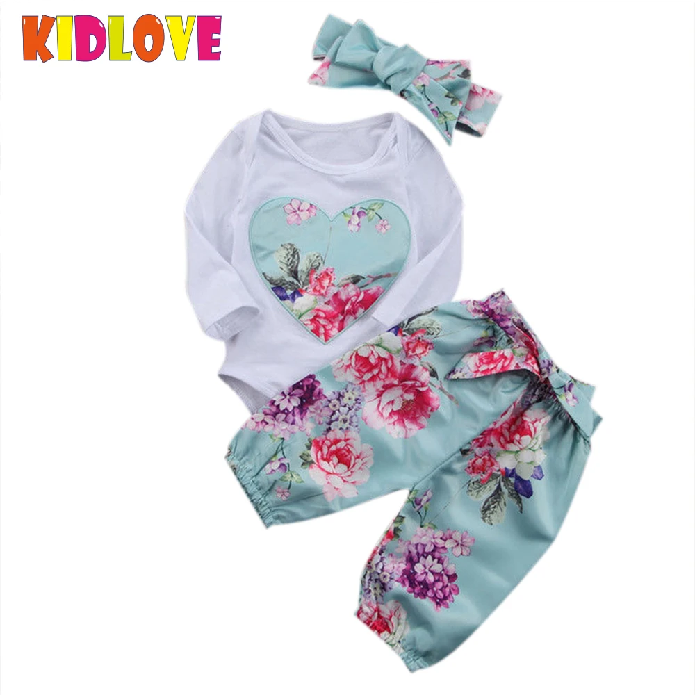 Kidlove для новорожденных Обувь девочек с длинным рукавом цветочным узором