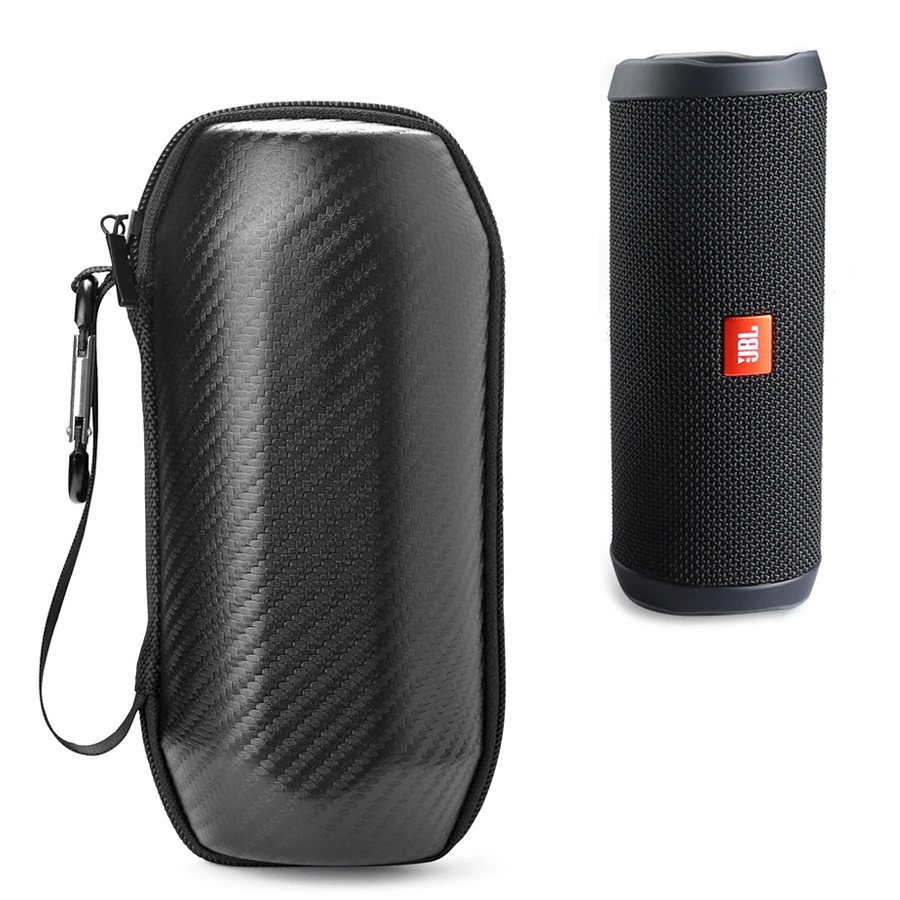 Caixa de Som Bluetooth sem Fio Estojo de Transporte para Viagem para Jbl Resistente com Cinto à Prova de Impacto Bolsa para Ambientes Flip Portátil Externos 4 Eva