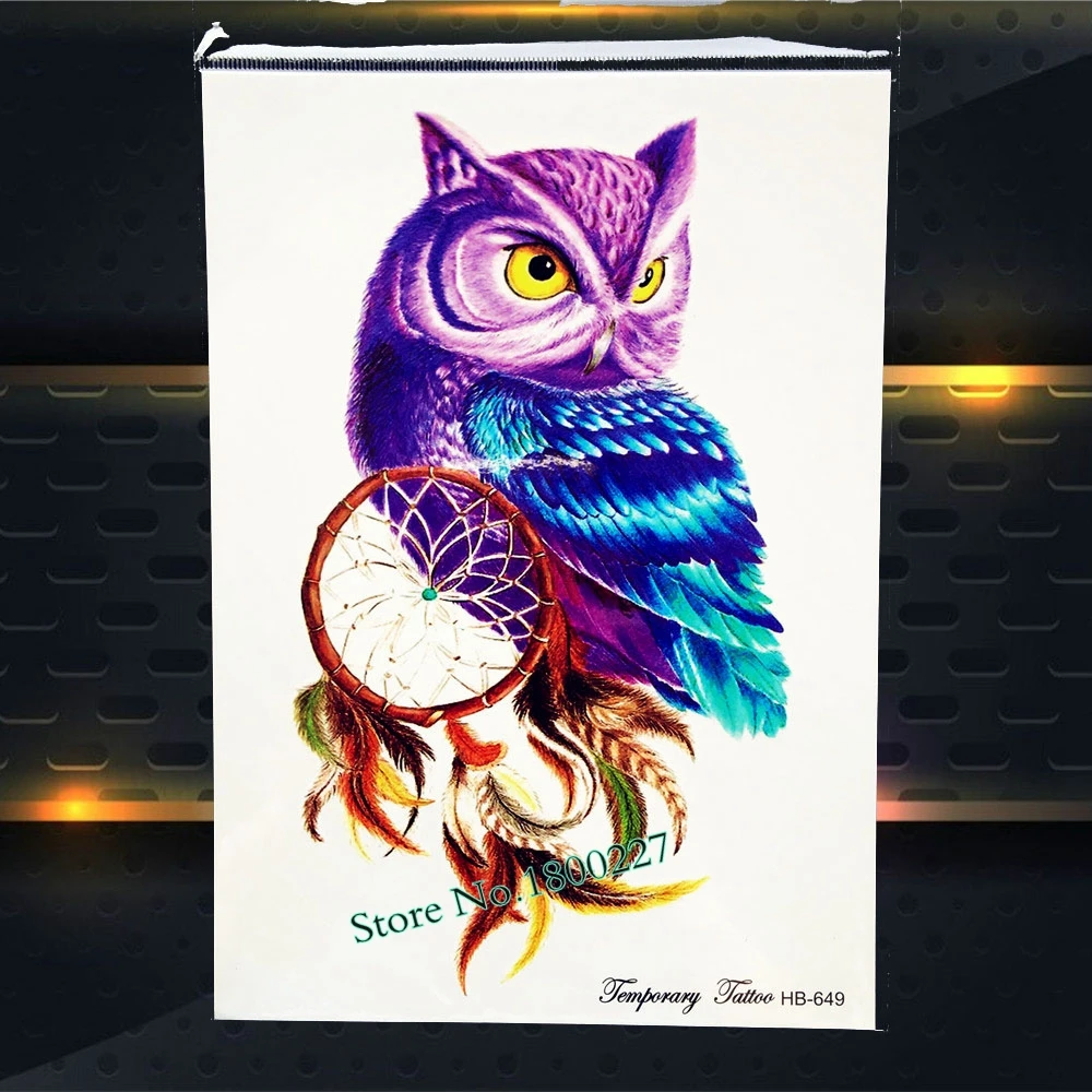 Большая Хна Цветок временная татуировка женская для боди-арта рукава Бабочка