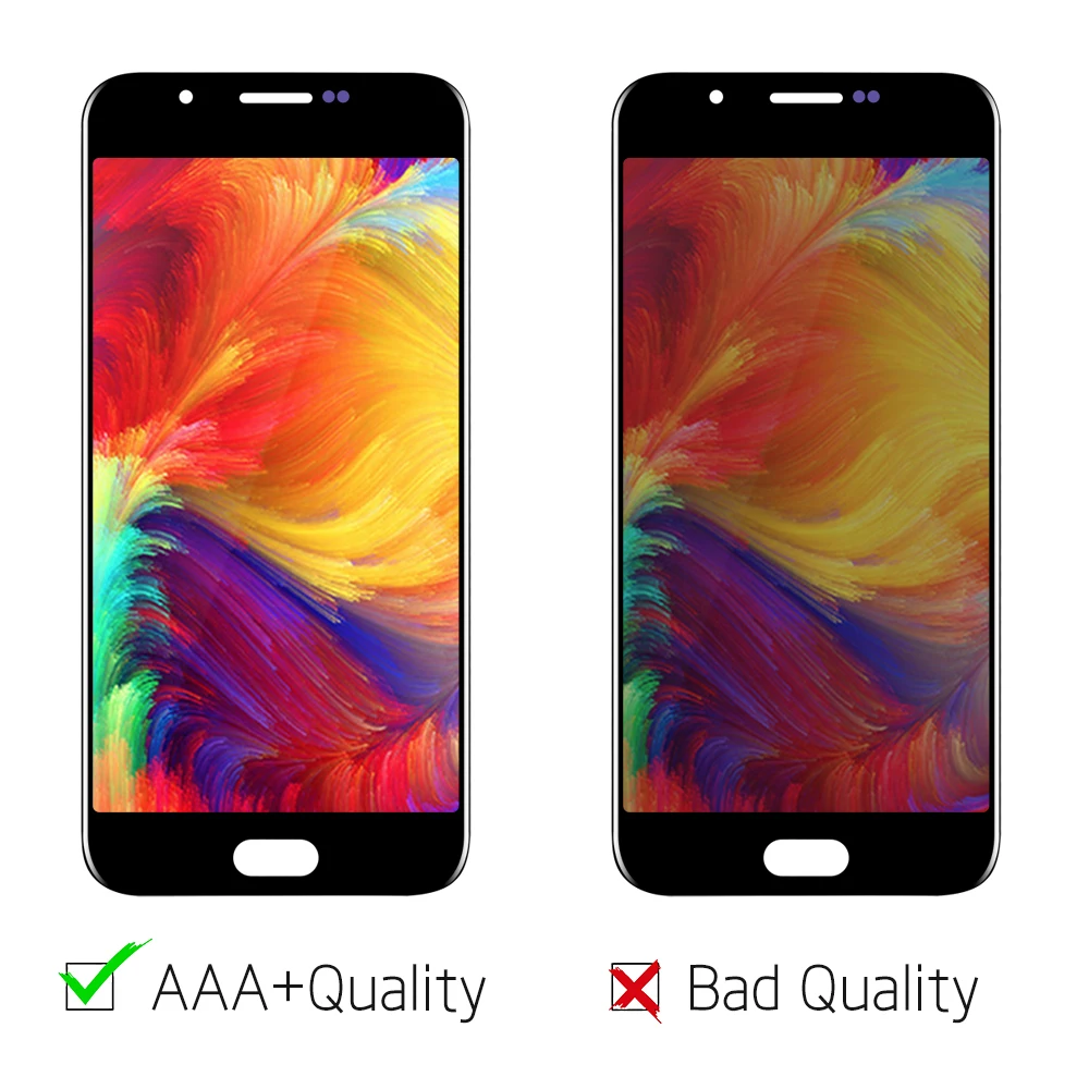 5 7 'ɺMOLED экран совместимый для Samsung A8 2015 A8000 A800 A800F ЖК-дисплей кодирующий