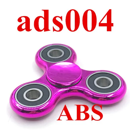 1 pc ABS Pink 1 шт. Спиннер-Спиннер розовый ручной Спиннер синий палец игрушка-Лидер продаж, спинер EDC Гальванизированный палец гироскоп для снятия стресса занятая доска DIY - Цвет: 1 pc ABS Pink