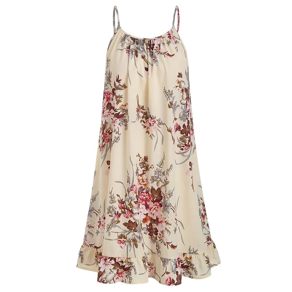 Платье на бретельках с цветочным принтом и укороченным топом футболка глубоким