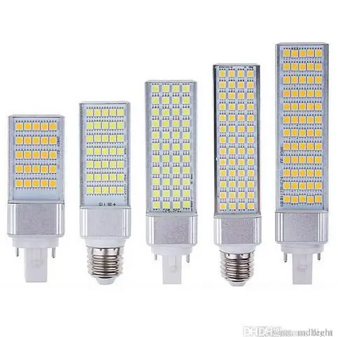 Светодиодная кукурузная лампа SMD 5050 180 degeree AC85-265V 5 Вт 7 9 12 15 E27 G24 | Лампы и освещение