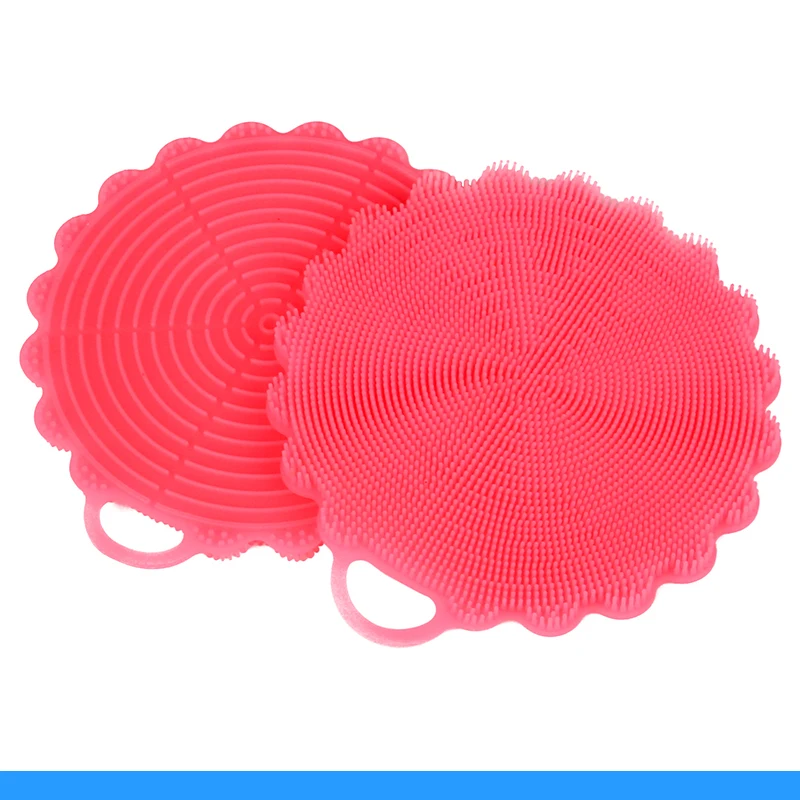 Фрукты овощи Высокое качество Многоцелевой пищевой силикон для мытья посуды