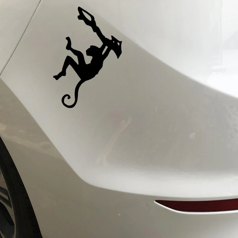 YJZT 11 см * 16 2 Висячие с Обезьянами ветки украшение кузова автомобиля виниловая