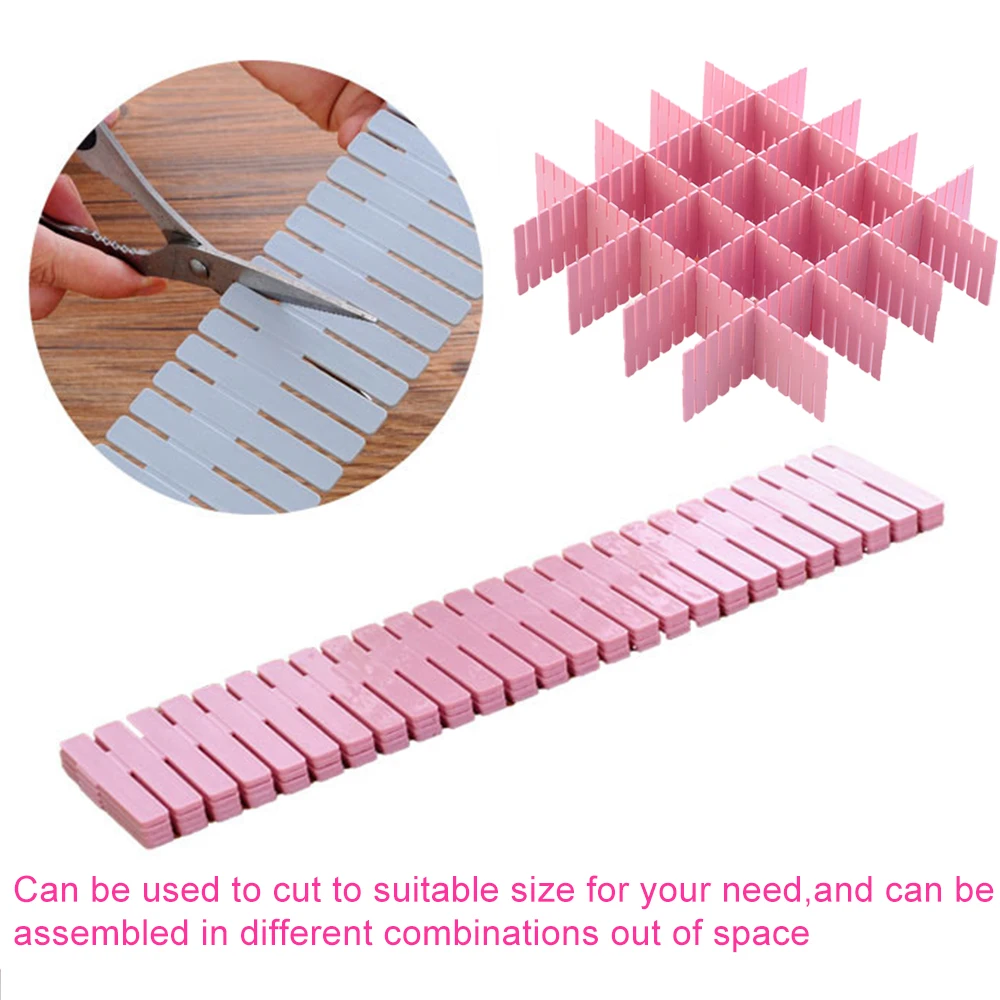 DIY органайзер для хранения косметики носков и белья коробка Регулируемый ящик